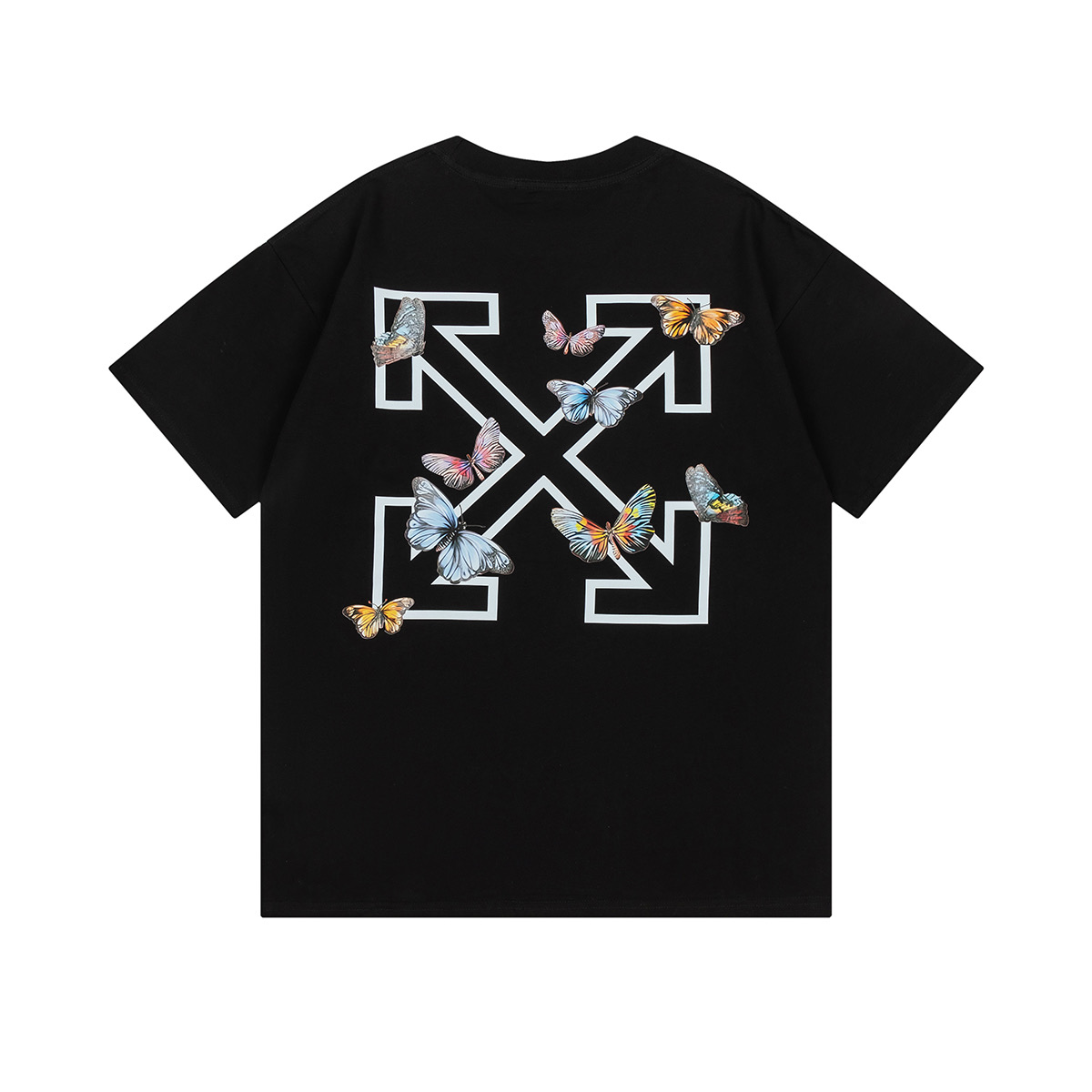 Off-White Butterfly Arrows Crew Neck T-Shirt | Fashionable Cotton Tee 4 i1748831122638 9097 0 2