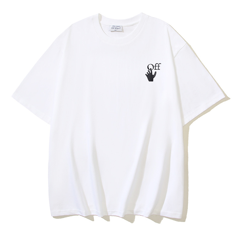 Off-White Caravaggio Arrow Print T-Shirt Fashion Short Sleeve Tops 3 i1750382019178 4984 0 1