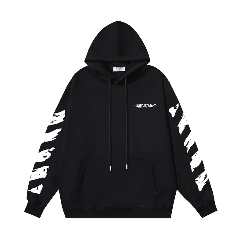 Off-White Brush Stroke Arrows Black Hoodie Sweatshirt Unisex S-XL 3 i1760770598668 741 0 1