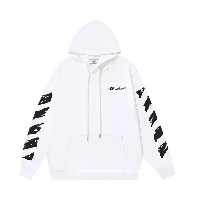 Off-White Brush Stroke Arrows Black Hoodie Sweatshirt Unisex S-XL 5 i1760770598668 8721 0 3