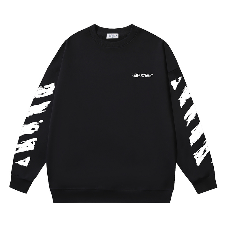Off-White Brush Arrow Crewneck Sweatshirt - Stylish & Comfortable, Sizes S-XL 5 i1760770758781 5301 0 3