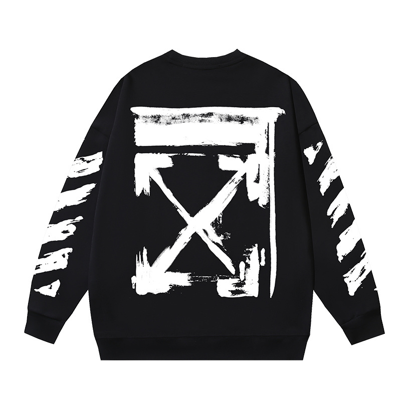 Off-White Brush Arrow Crewneck Sweatshirt - Stylish & Comfortable, Sizes S-XL 4 i1760770759173 8774 0 2