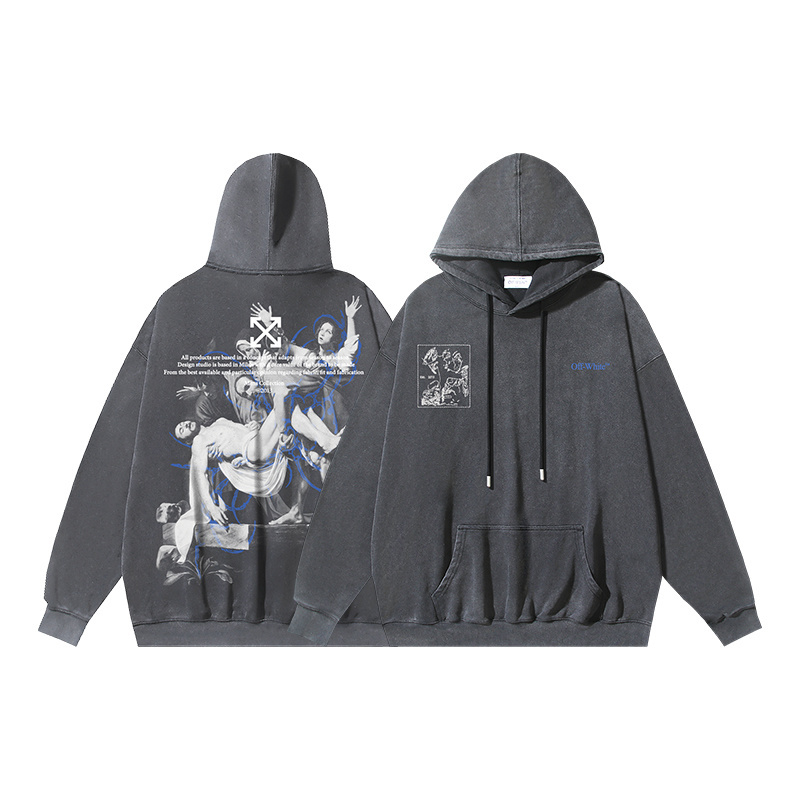 Off-White Caravaggio Arrow Print Hoodie Sweatshirt Pullover Jumper 2 i1760771170919 2656 0 0