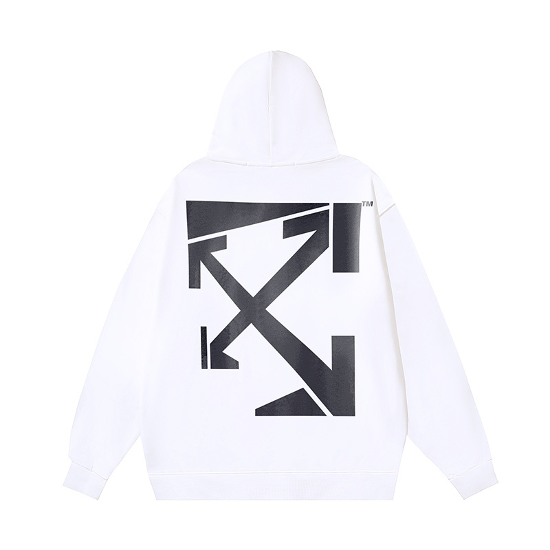 Off-White Arrows Black Cotton Hoodie Pullover Sweatshirt, Sizes S-XL 4 i1760780661943 152 0 2