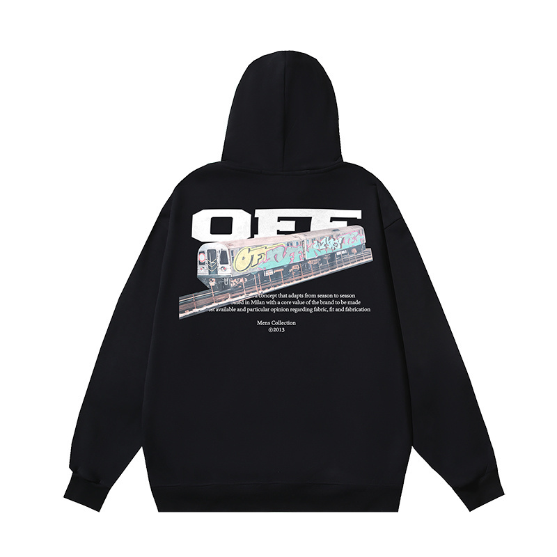Off-White Men's Black Speaker Print Cotton Hoodie - Sizes S to XL 2 i1760781220446 723 0 1