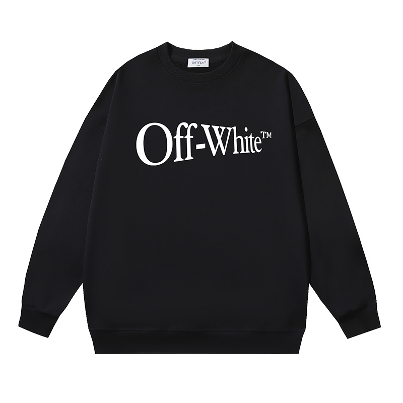 Off-White Arrows Print Black Sweatshirt Pullover Jumper - Size S to XL 2 i1760783049978 8363 0 1