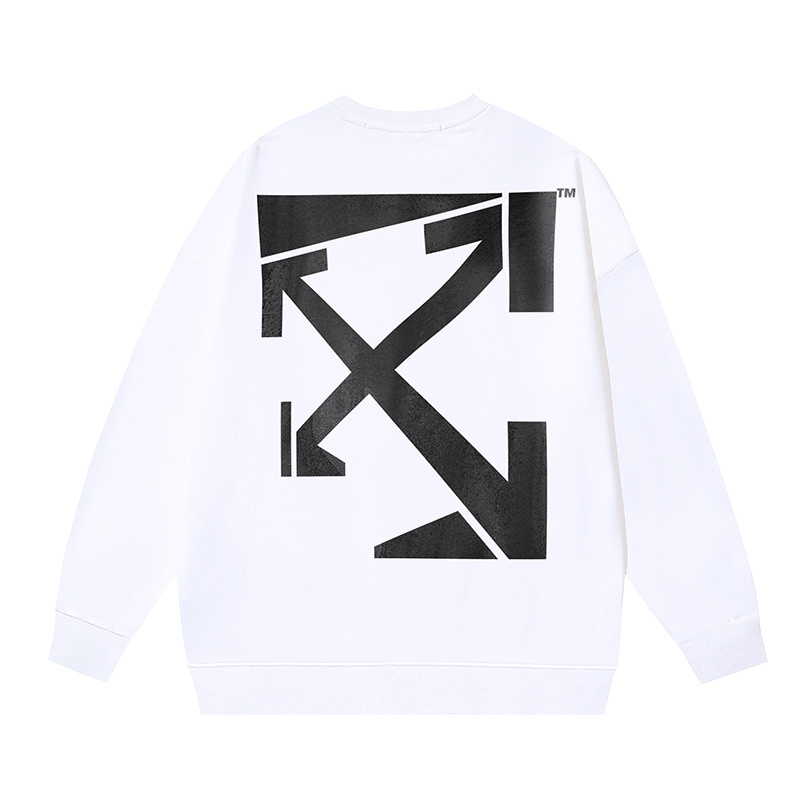Off-White Arrows Print Black Sweatshirt Pullover Jumper - Size S to XL 3 i1760783052993 3978 0 2