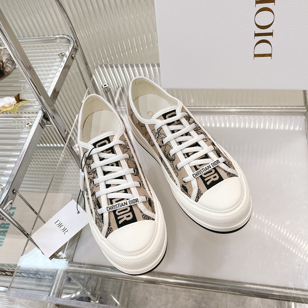 Shop Designer
 Dior Shoes Sneakers Wholesale Replica Shop
 Embroidery Cotton Cowhide PU TPU Oblique Casual