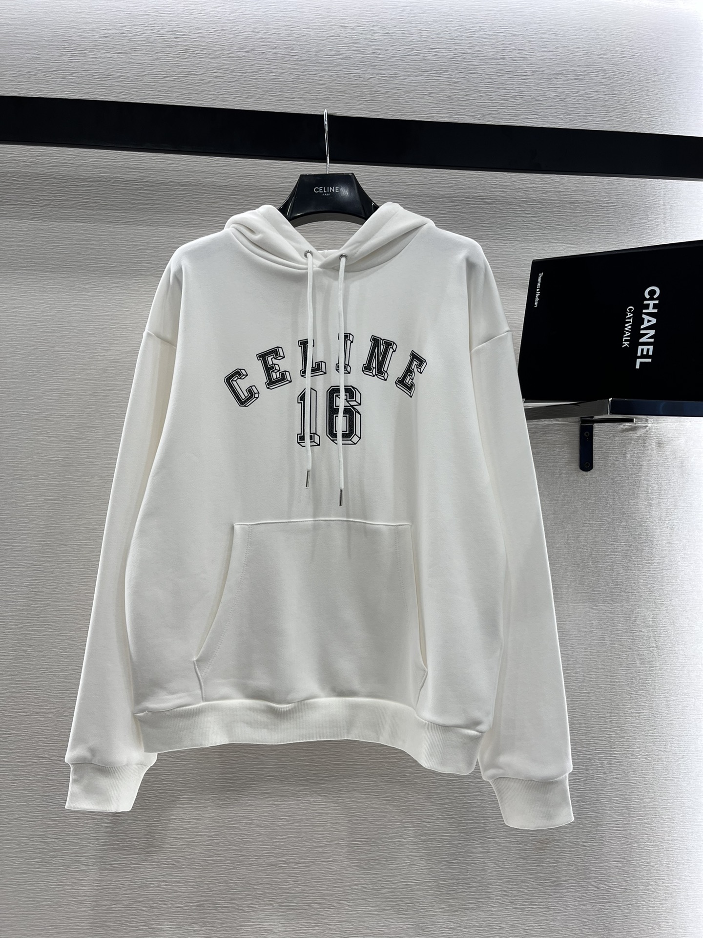 Celine Kleding Sweatshirts Afdrukken Katoen Fashion Bovenzijde met capuchon