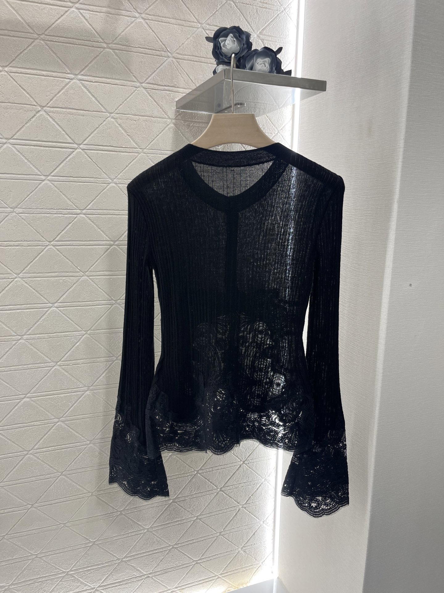 2025 Ermanno Scervino Women’s Suit with Micro-Tray Lace Knitting - 图片 2