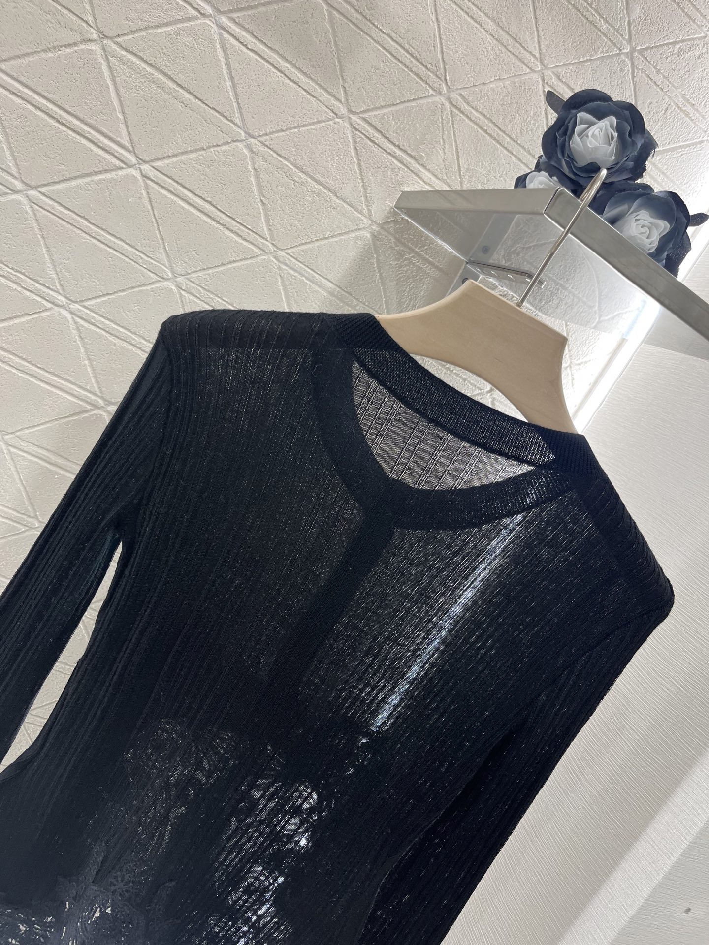 2025 Ermanno Scervino Women’s Suit with Micro-Tray Lace Knitting - 图片 4