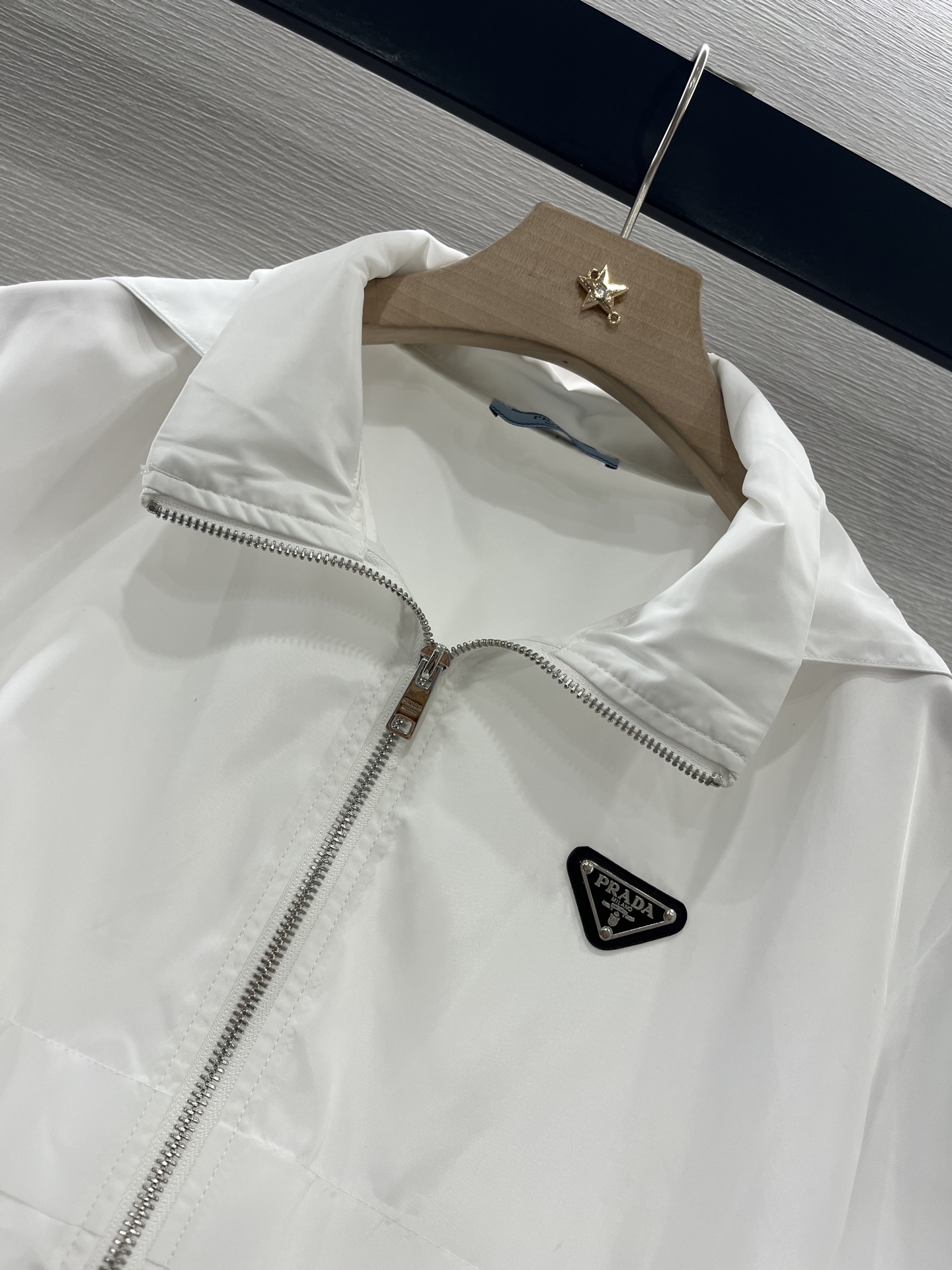 Prada Women's White Hooded Jacket Recycled Nylon Comfortable and Stylish 4 i1746984818519 3038 0 3