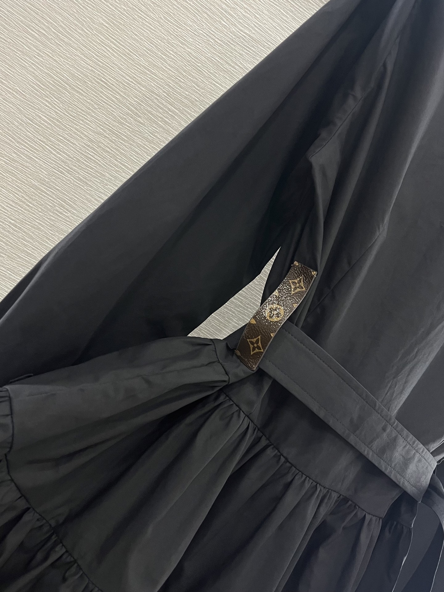Elegant Tiered Belted Shirtdress - Long Sleeve, Flared Skirt - Versatile Style 8 i1746987890537 1708 0 6