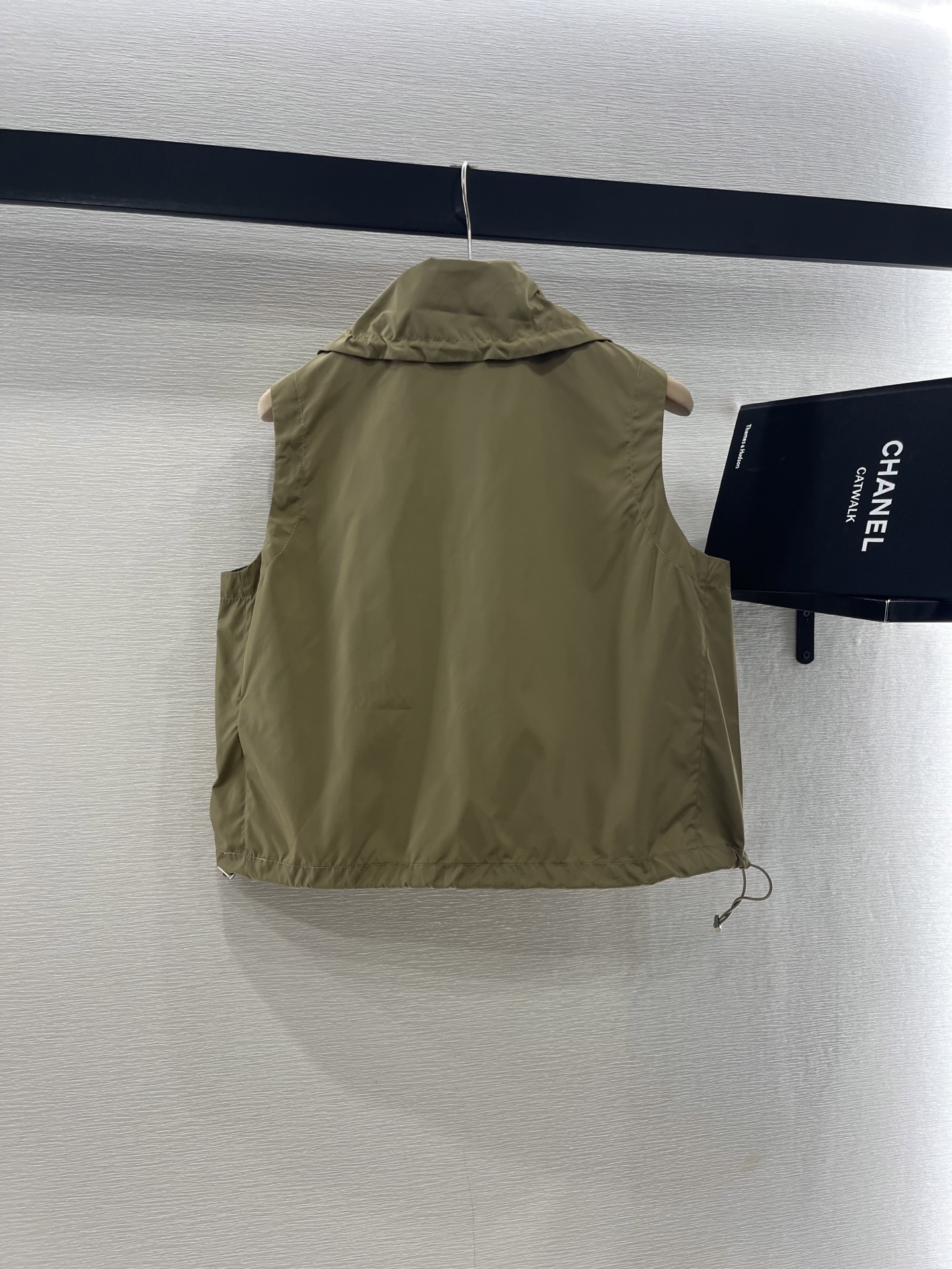 Miu Miu Nylon Zip-Up Vest with Collar and Drawstring Hem - Modern Style 2 i1746988826474 1410 0 1