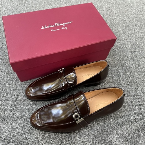 Salvatore Ferragamo Men's Gancini Ornament Leather Dress Loafers 2 Salvatore Ferragamo Men's Gancini Ornament Leather Dress Loafers