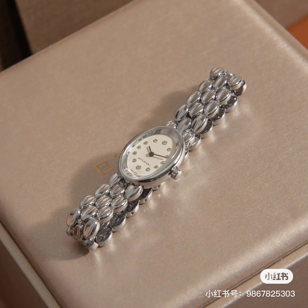 Bvlgari B.zero1 silver case / silver bezel / white dial / silver bracelet 22mm Women's Quartz