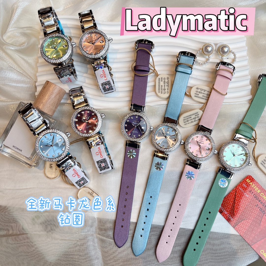 Ladymatic Women's Diamond Bezel Watch - Stylish & Elegant Timepiece