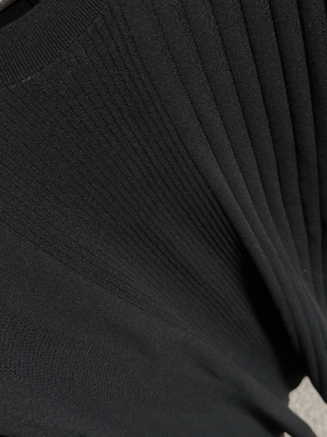 LORO PIANA Men's Black Ribbed T-Shirt Short Sleeve Casual T-Shirt 7 a1750064498767 4541