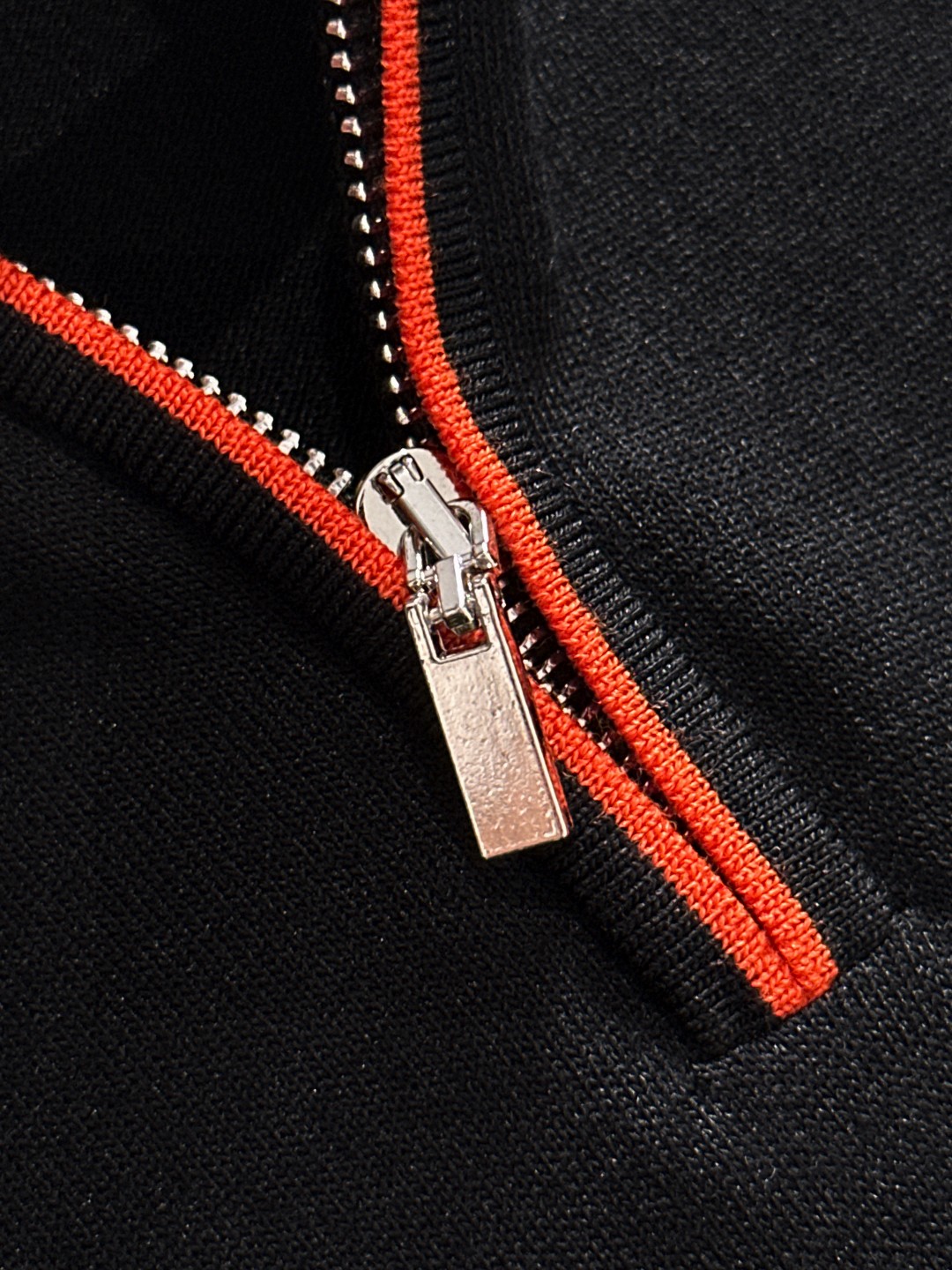 Hermès Men's Black Polo Shirt with Orange Trim, Short Sleeve T-Shirt 6 a1752309119209 7223