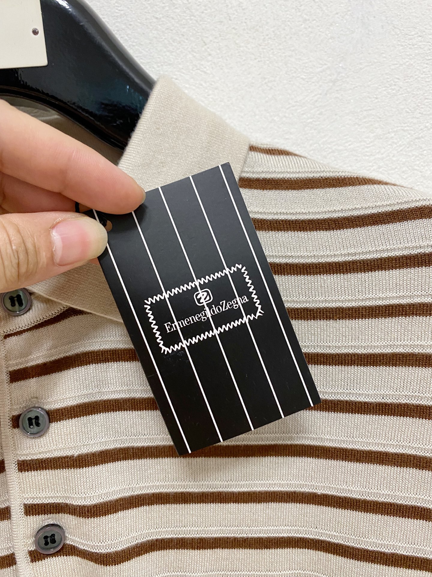 杰尼亚 🇫🇷2025新款男士经典翻领针织Polo衫系列 进口针织面料呈现。轻盈柔软的面料经过成衣染色，营