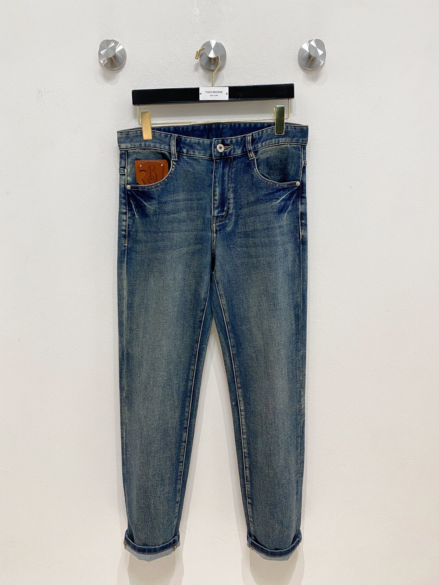 🇫🇷BURBERRY原单牛仔裤 2025新品，原版牛仔裤 原版重工打造，品牌经典LOGO设计，三标齐全！