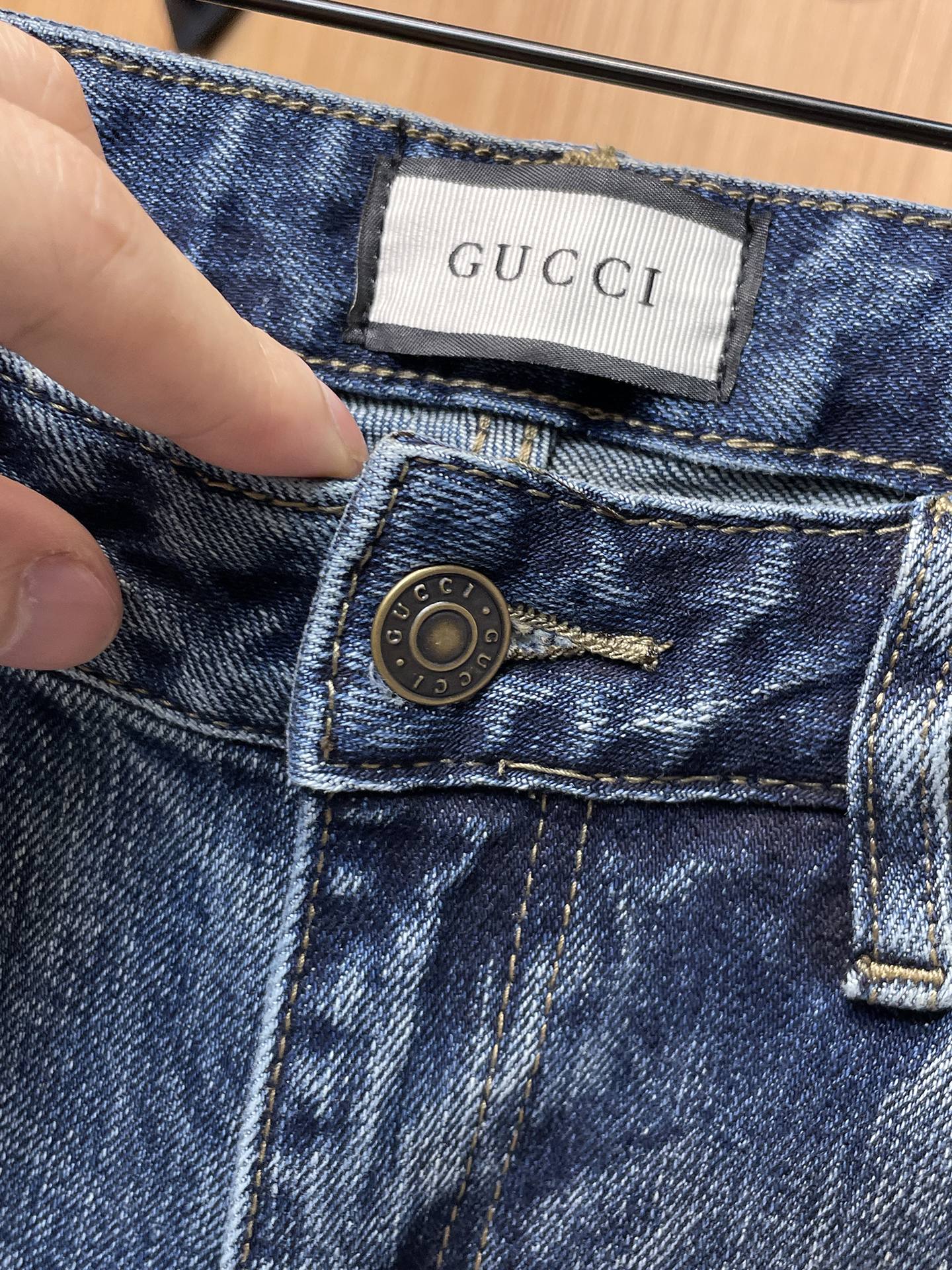 🇫🇷GUCCI 原单牛仔裤 2026新品，原版牛仔裤 原版重工打造，品牌经典LOGO设计，三标齐全！原版