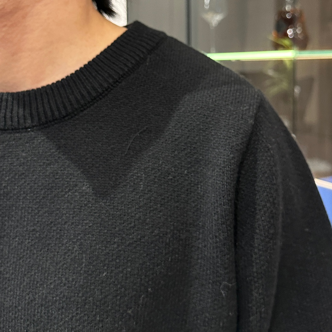 芬迪秋冬新款针织毛衣高端品质专柜版本潮人最爱风格系列撞色拼接设计LOGO图案标志精选优质羊毛混纺针织面料