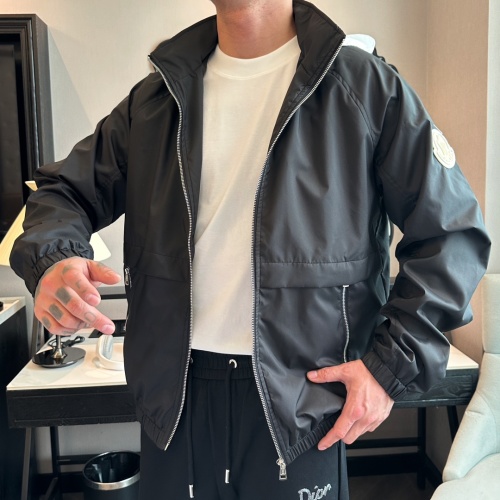 Moncler 2025 Men's Black Lightweight Jacket - Imported Italian Fabric 1 Moncler 2025 Men's Black Lightweight Jacket - Imported Italian Fabric