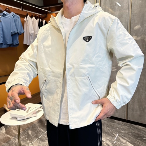 Prada 2025 Lightweight Hooded Jacket - Italian Fabric, Luxury Details 1 Prada 2025 Lightweight Hooded Jacket - Italian Fabric, Luxury Details