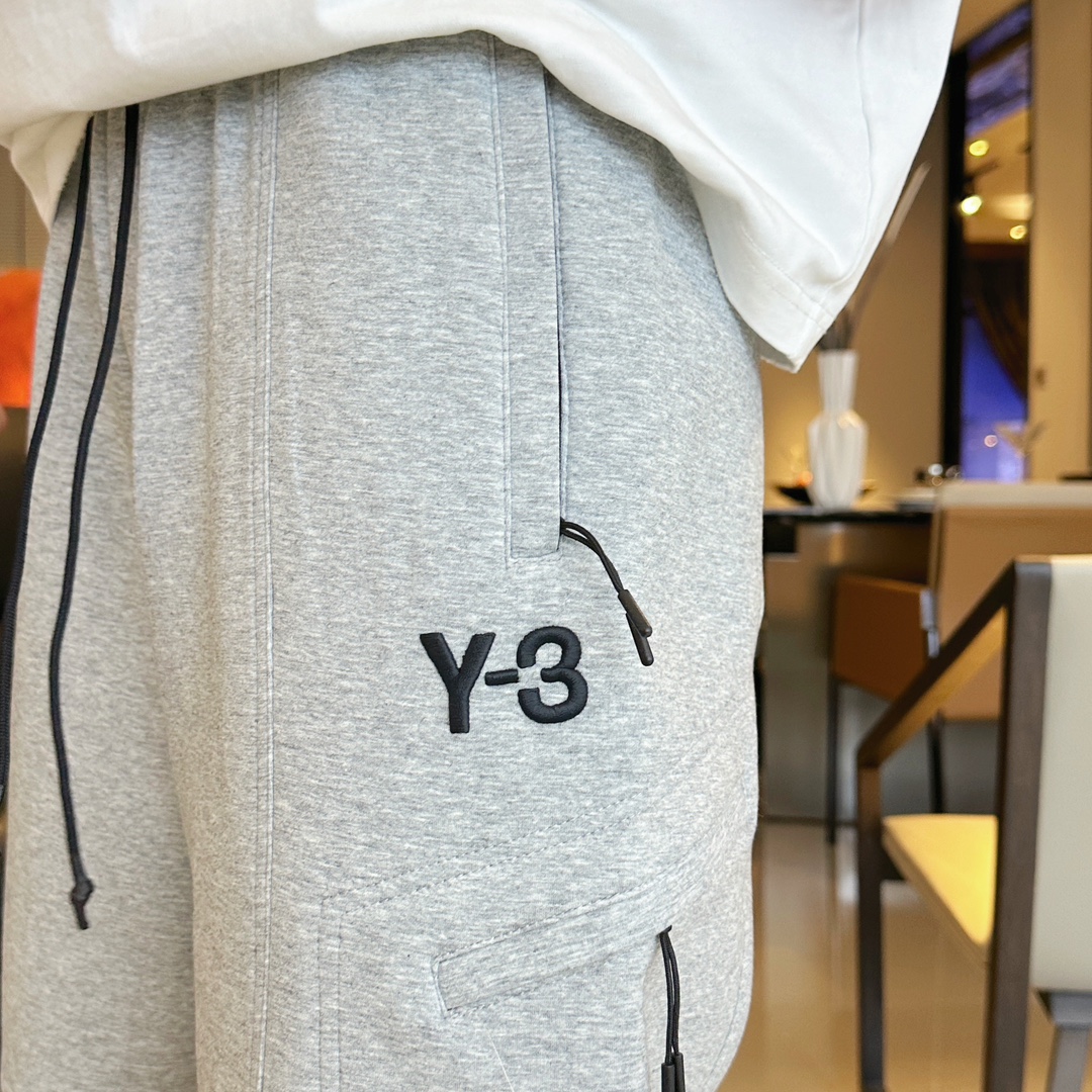 Y-3顶级货品2024秋冬新款休闲裤！官网同步发售品牌经典LOGO休闲裤定制面料舒适度极好手触感强烈辨识