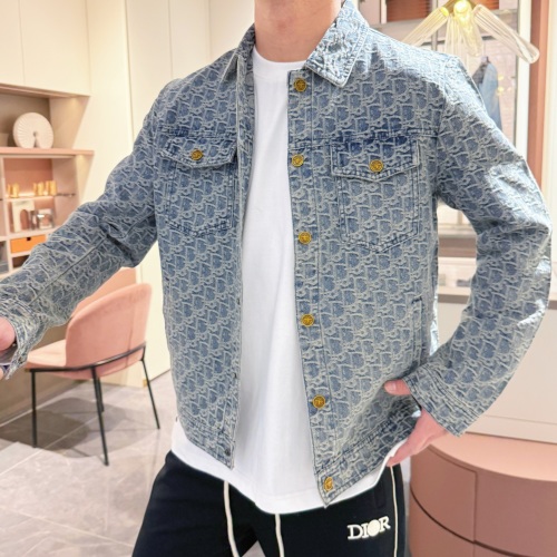 Dior 2025 Fall/Winter Denim Jacket, Embroidered Logo, Premium Quality, Stylish 1 Dior 2025 Fall/Winter Denim Jacket, Embroidered Logo, Premium Quality, Stylish