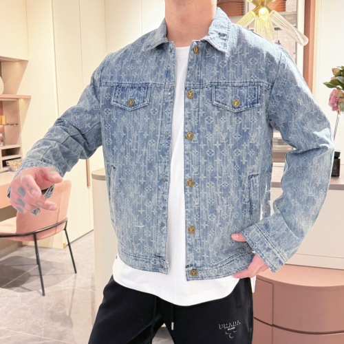 Louis Vuitton Denim Jacket with Embroidered Logo - Limited Edition 2025 1 Louis Vuitton Denim Jacket with Embroidered Logo - Limited Edition 2025