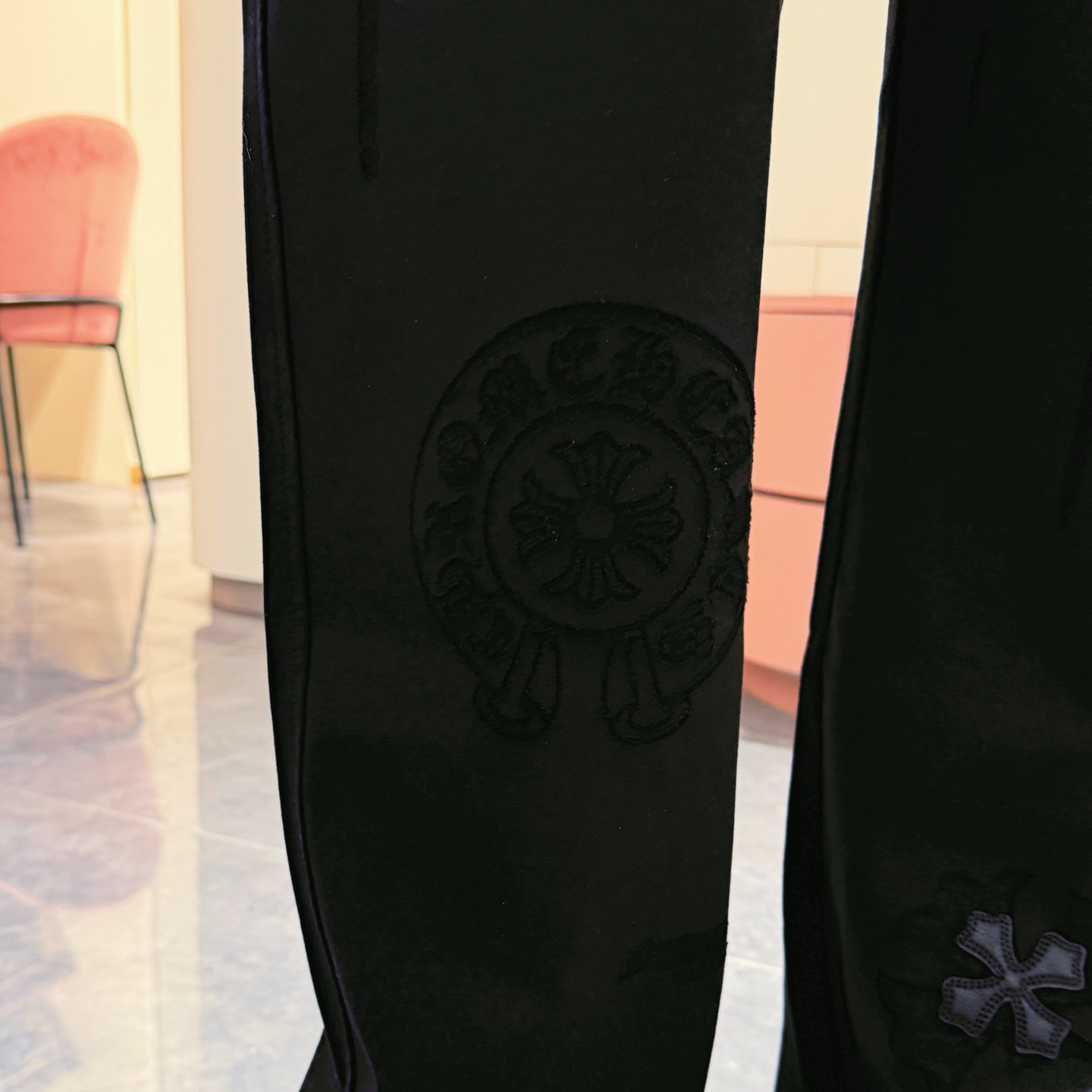   克罗心  顶级货品🐮🆕2025春夏新款休闲裤！官网同步发售。品牌经典LOGO休闲裤 ，定制面料，舒适