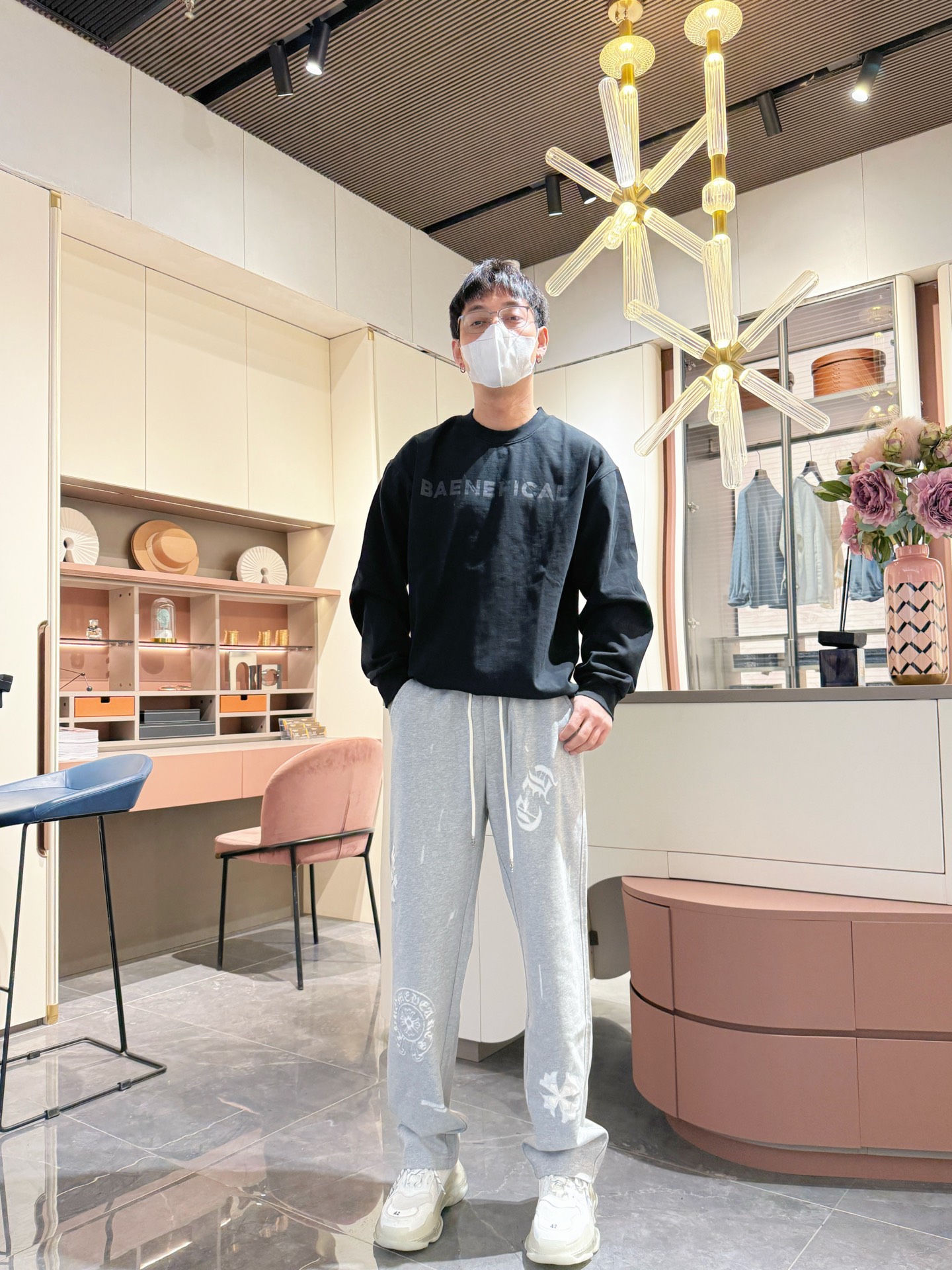   克罗心  顶级货品🐮🆕2025春夏新款休闲裤！官网同步发售。品牌经典LOGO休闲裤 ，定制面料，舒适