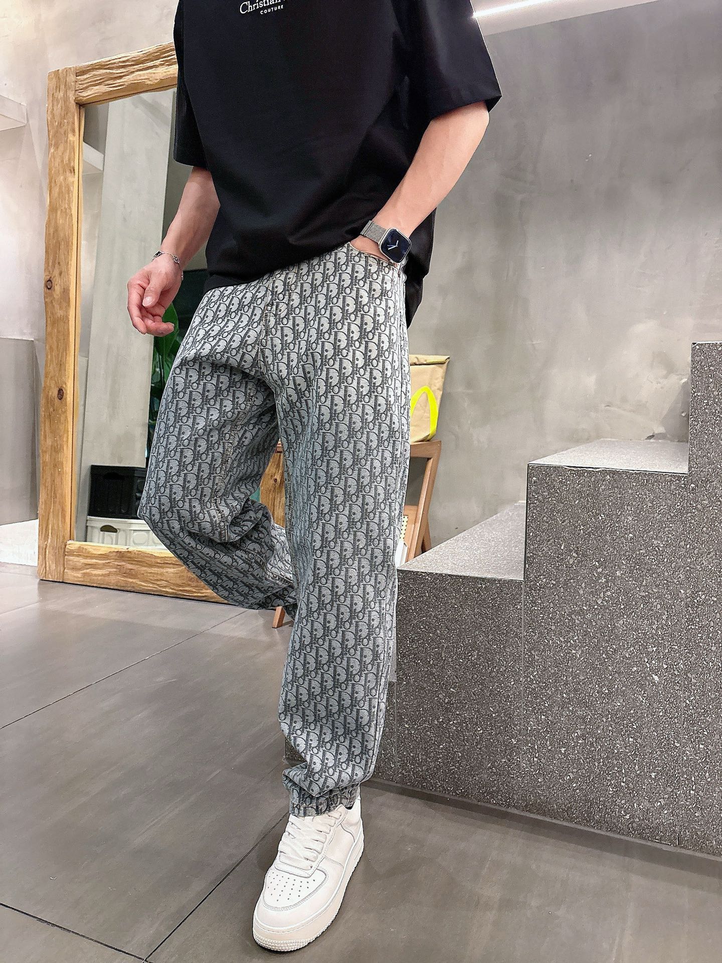 2025 New Original Jeans with Classic Logo Design and Customizable Cowboys. - 图片 5