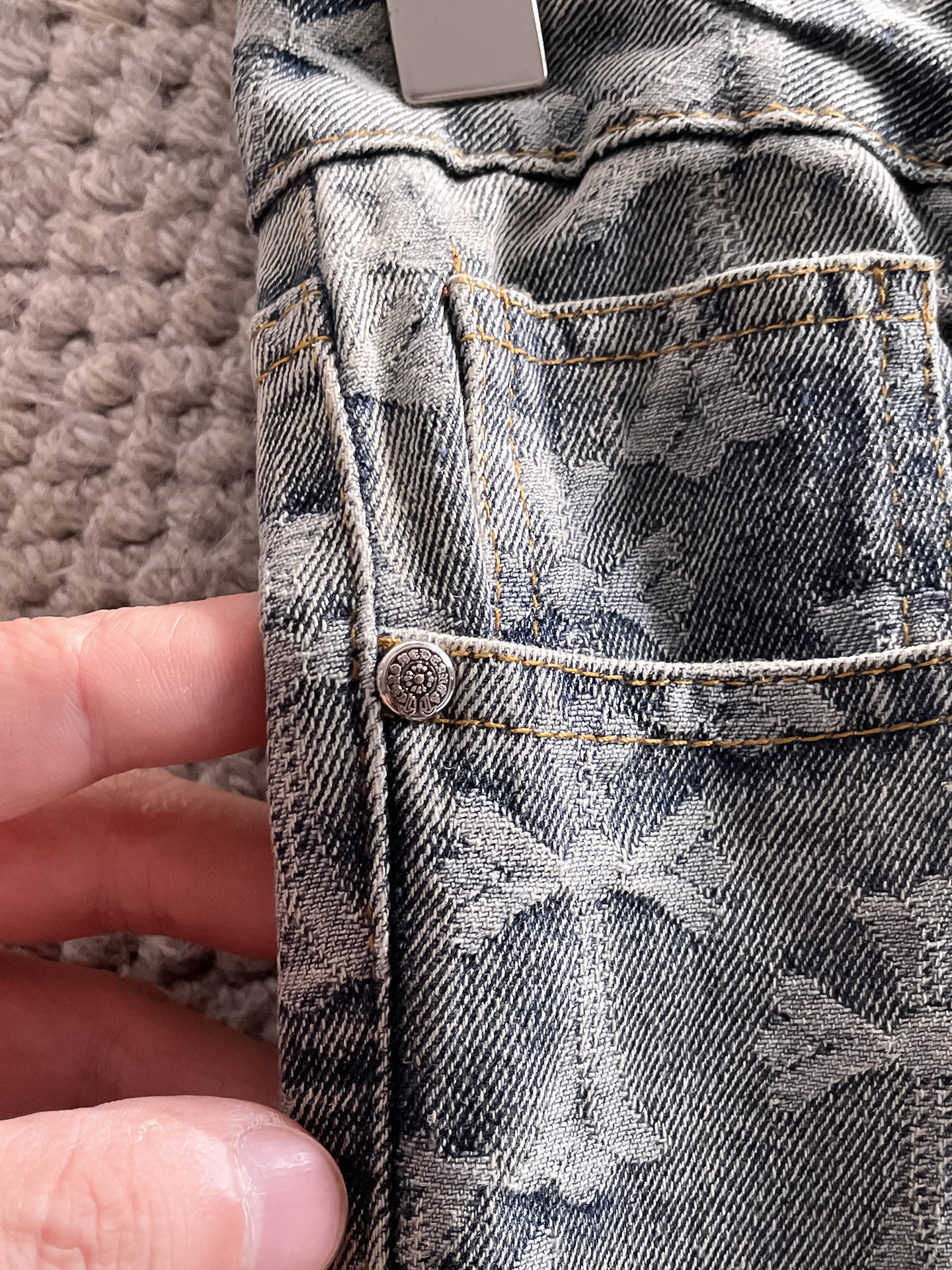 “2025 New Crocson Jeans: Original Re-engineering, Classic Logo Design, Customized Cowboys Welcome!” - 图片 4
