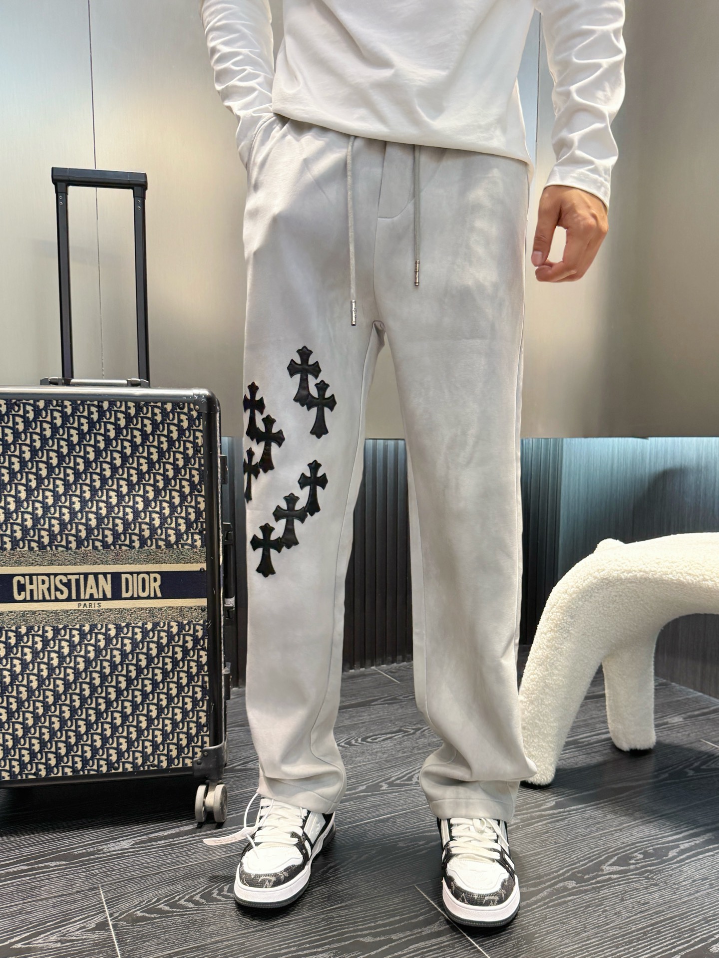 Chrome Hearts 2025 FW Classic Logo Men's Casual Pants 3 i1756997858741 8880 0 1
