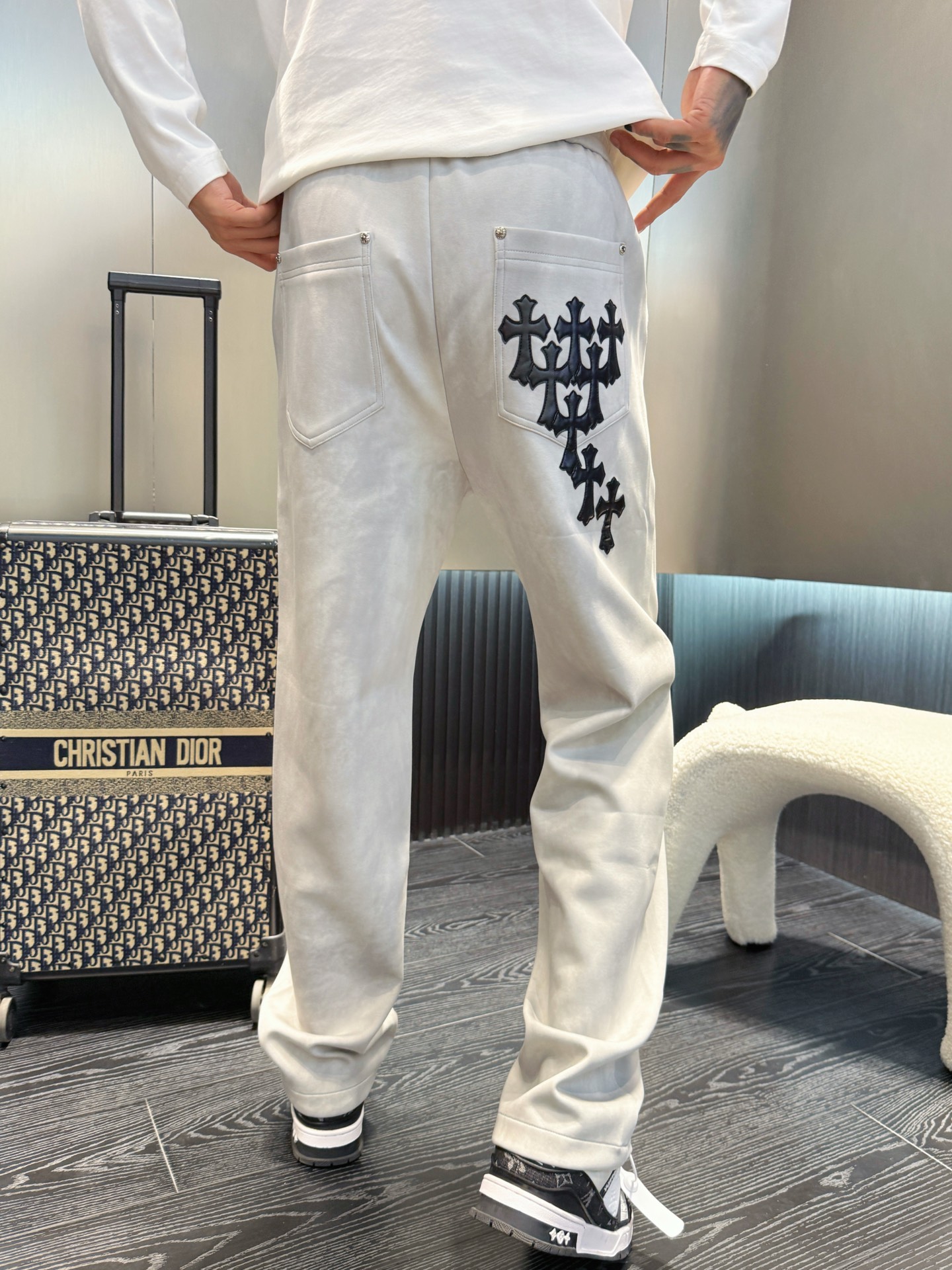 Chrome Hearts 2025 FW Classic Logo Men's Casual Pants 5 i1756997860638 9692 0 3