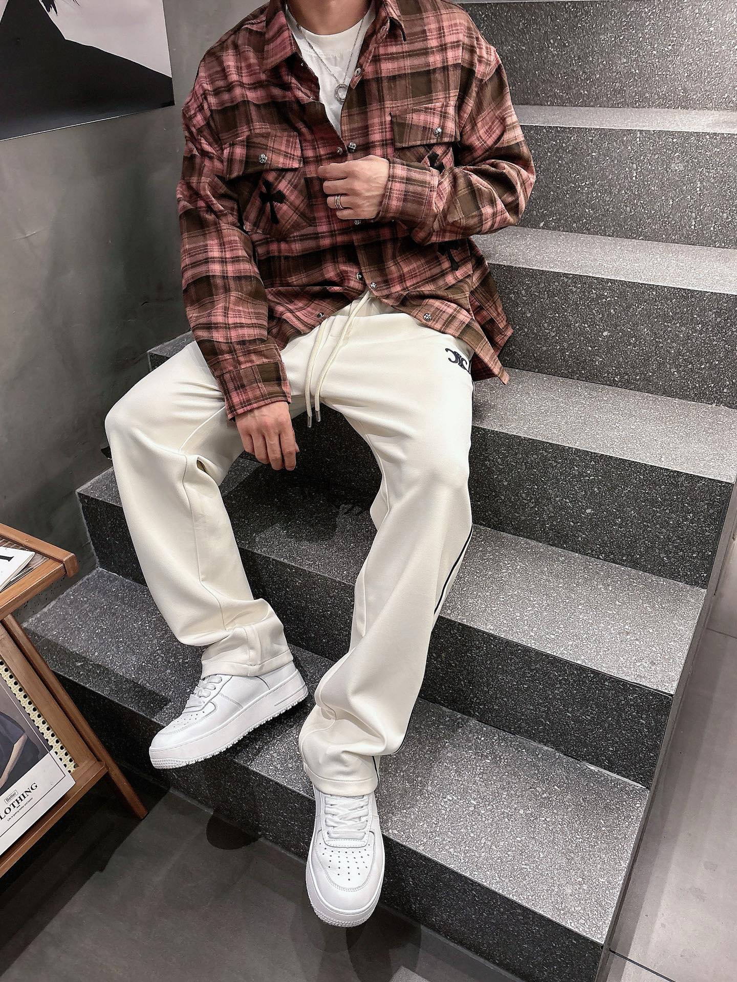 Celine Logo Print Casual Pants - Comfort & Style, Premium Quality 15 i1757496263431 2378 0 11