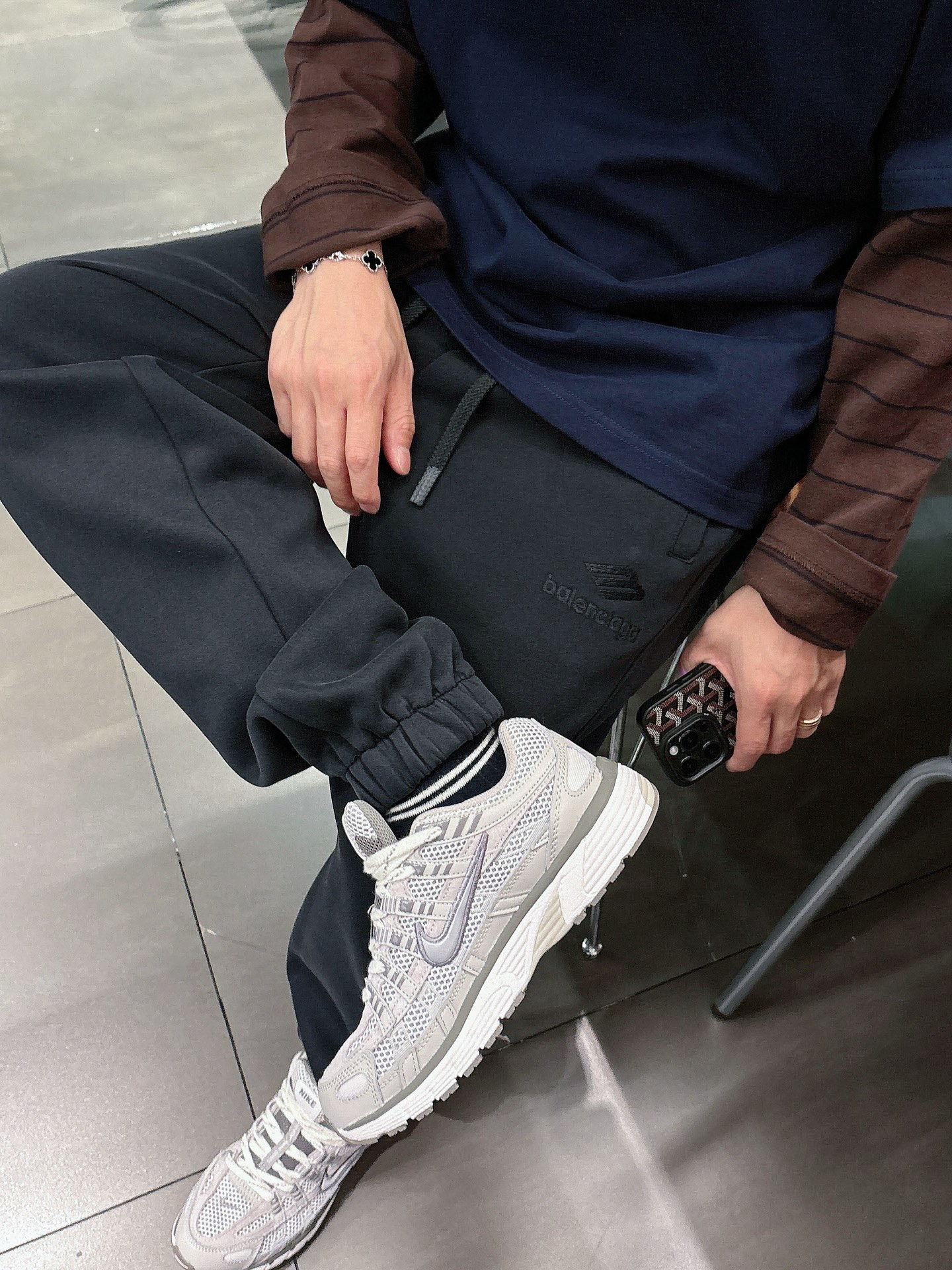 Balenciaga Logo Print Cotton Blend Sweatpants | Comfortable & Stylish 12 i1757838258391 6432 0 1