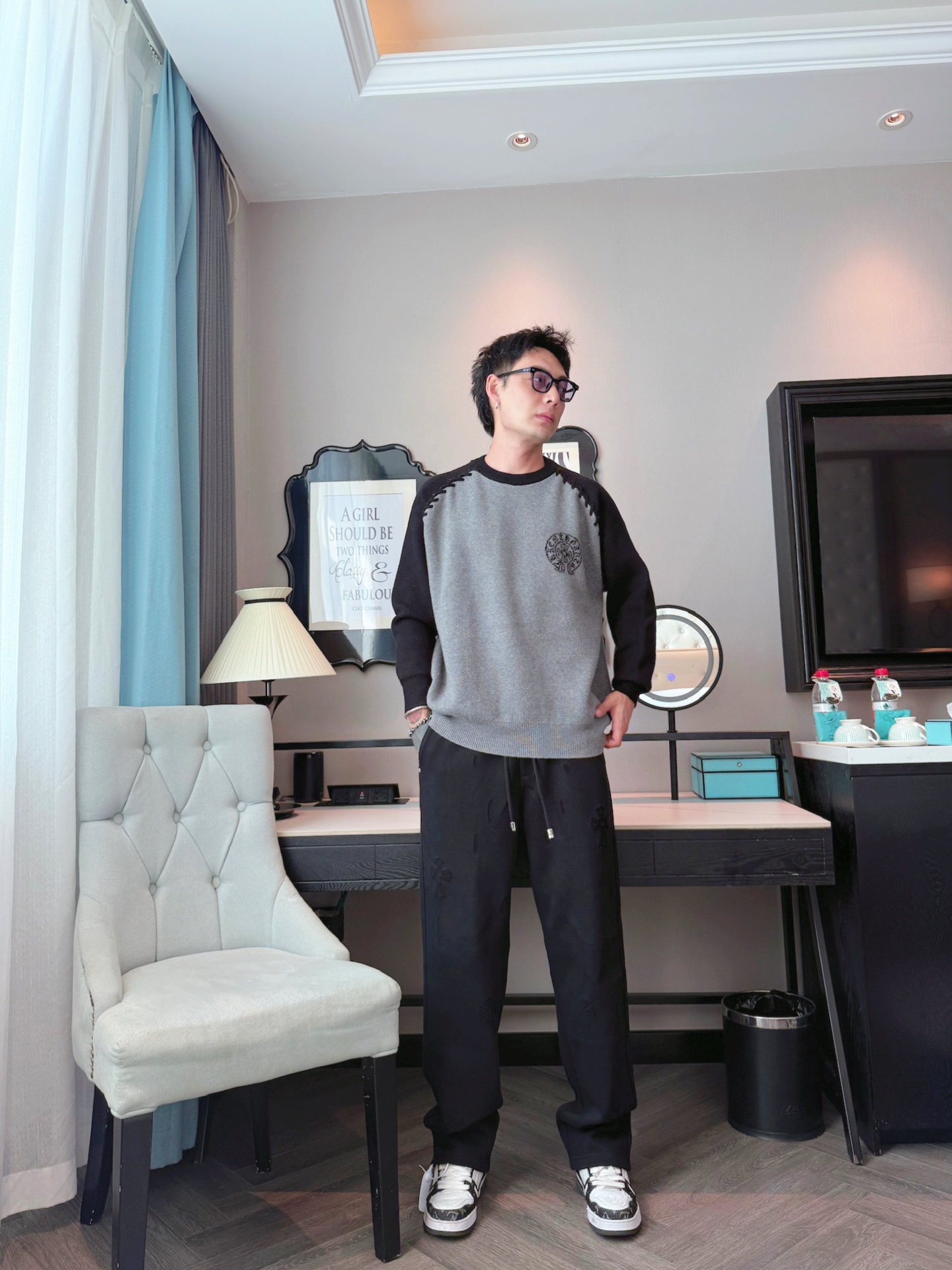 克罗心 顶级货品🐮 🆕2025秋冬新款休闲裤！官网同步发售。品牌经典LOGO休闲裤 ，定制面料，舒适度极