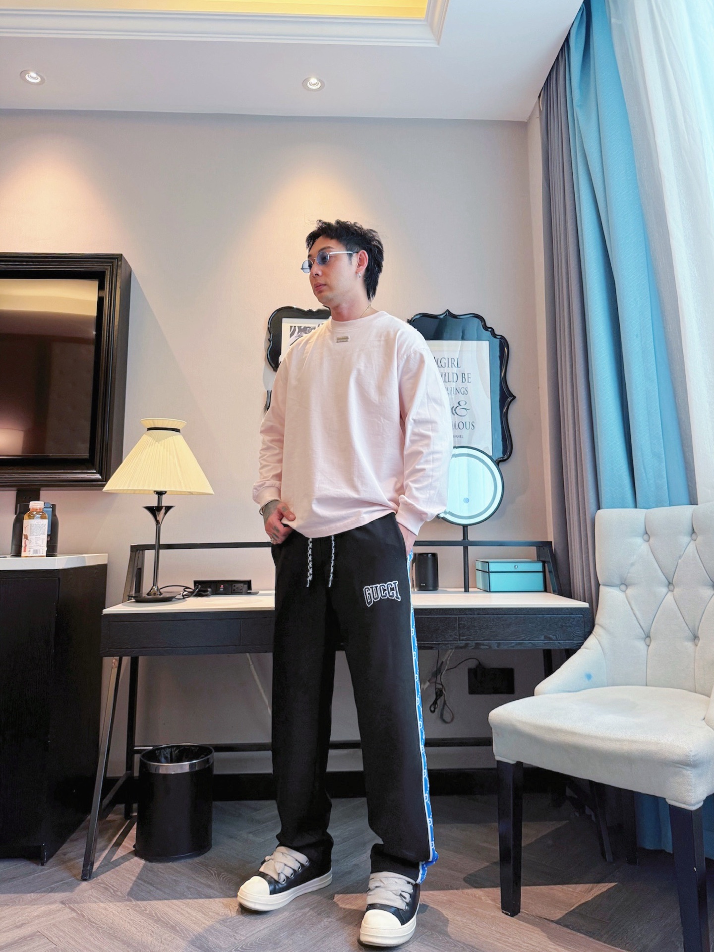 古奇 顶级货品🐮 🆕2025秋冬新款休闲裤！官网同步发售。品牌经典LOGO休闲裤 ，定制面料，舒适度极好