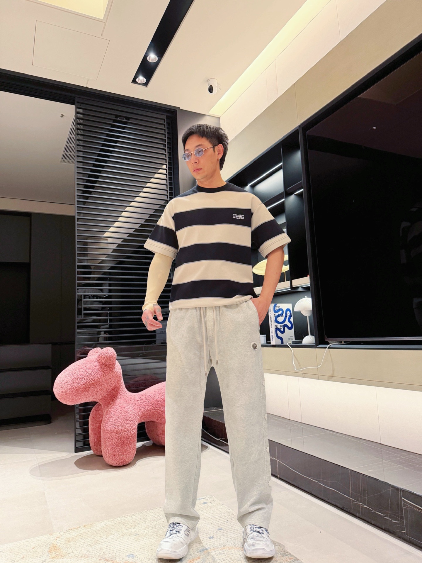 克罗心 顶级货品🐮 🆕2026春夏新款休闲裤！官网同步发售。品牌经典LOGO休闲裤 ，定制面料，舒适度极