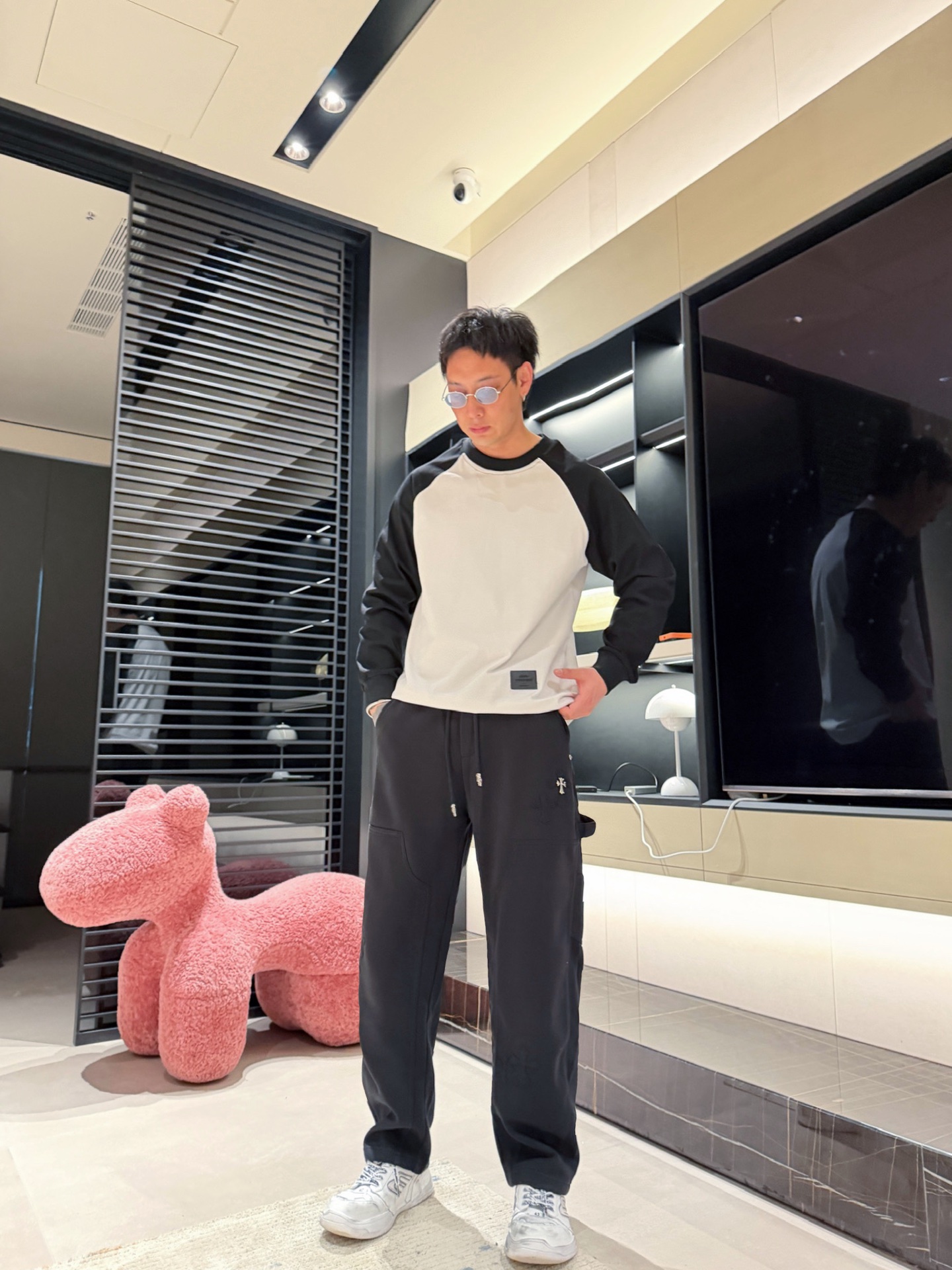 克罗心 顶级货品🐮 🆕2026春夏新款休闲裤！官网同步发售。品牌经典LOGO休闲裤 ，定制面料，舒适度极