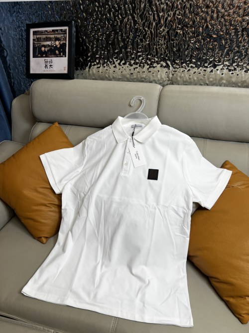 Calvin Klein Men's Slim Fit Heavy Embroidered Pique Polo Shirt 1 Calvin Klein Men's Slim Fit Heavy Embroidered Pique Polo Shirt