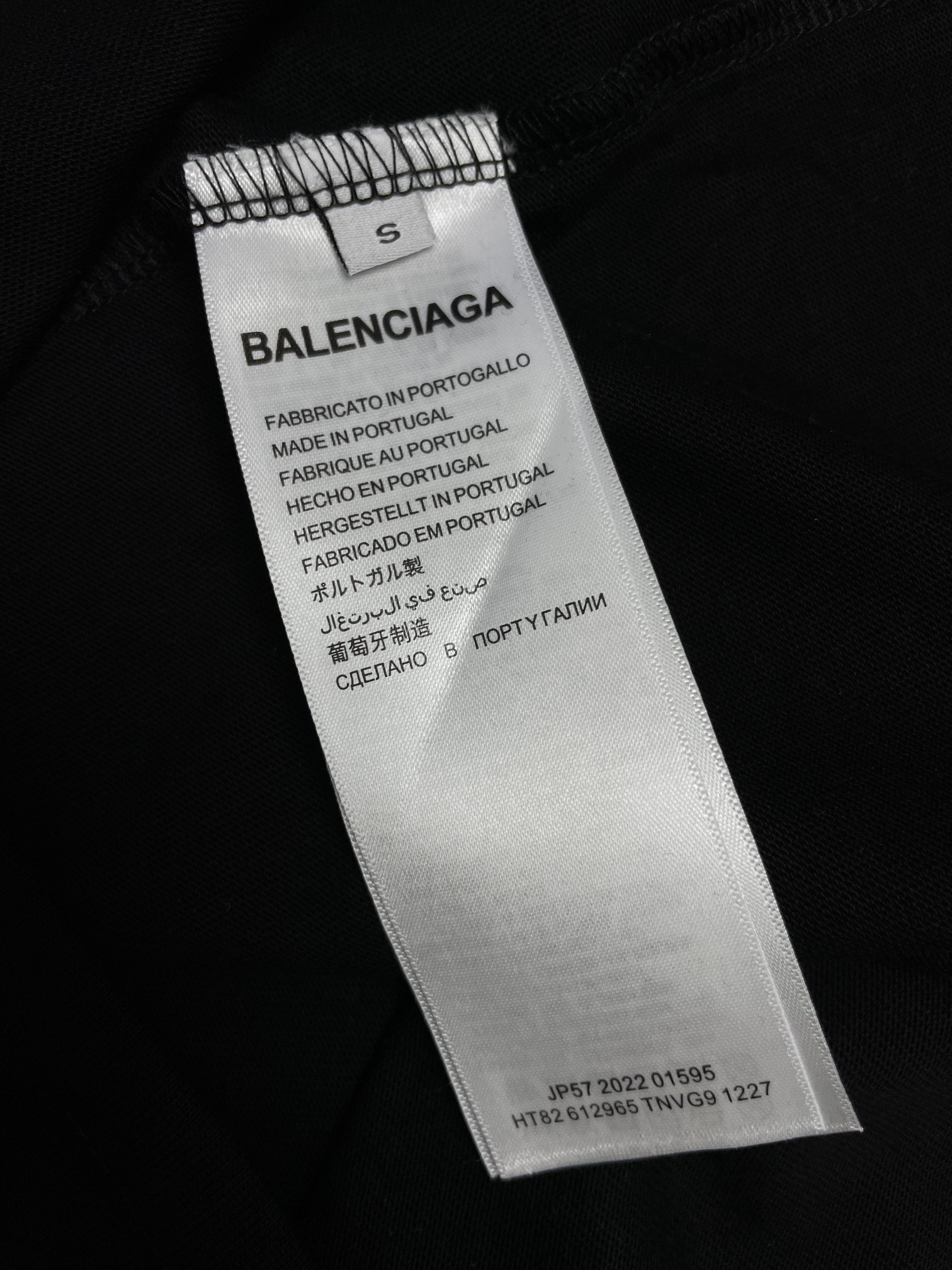 Balenciaga*巴黎世家耳机T恤*宽松版型客供订织23支双纱270克纯棉面料此面料要明显好于普通纱