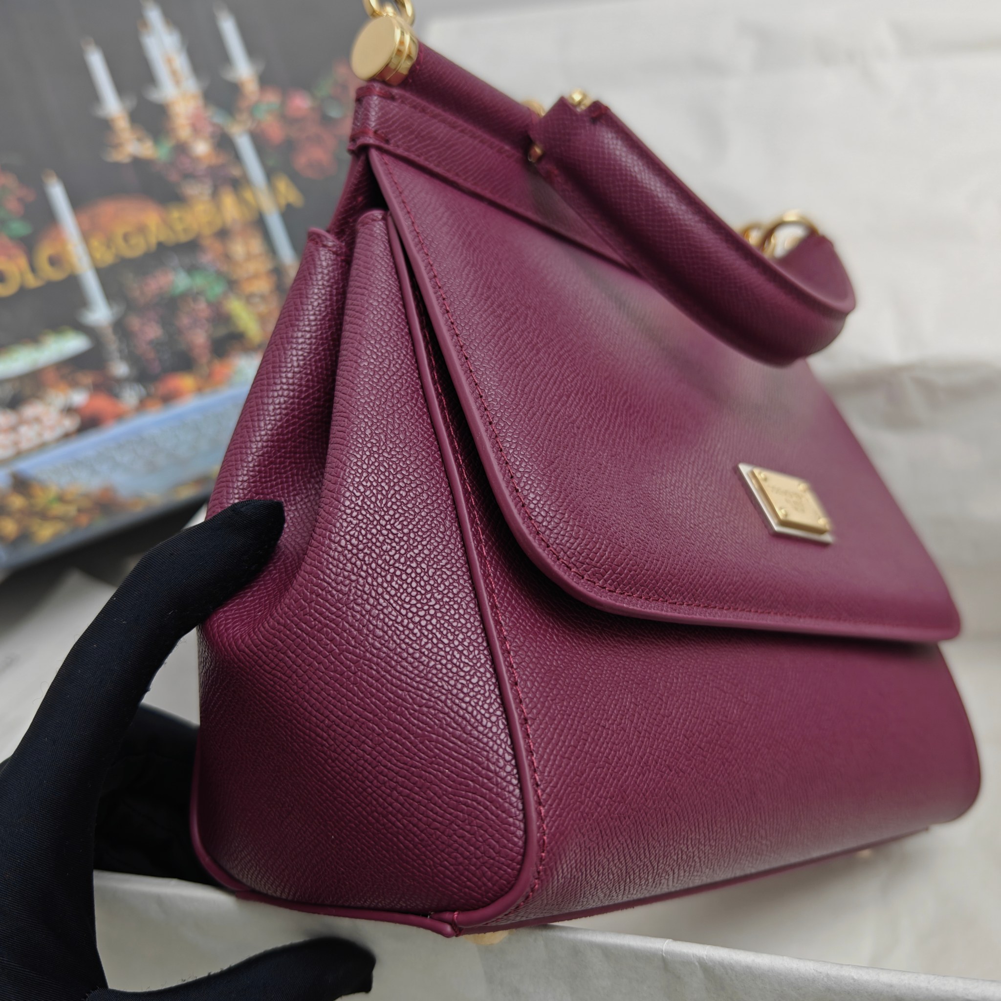 Dolce & Gabbana杜嘉班纳 👑时尚界一款铂金包👜每一次展现总有发热。 发光✨的亮点🎨 总让人