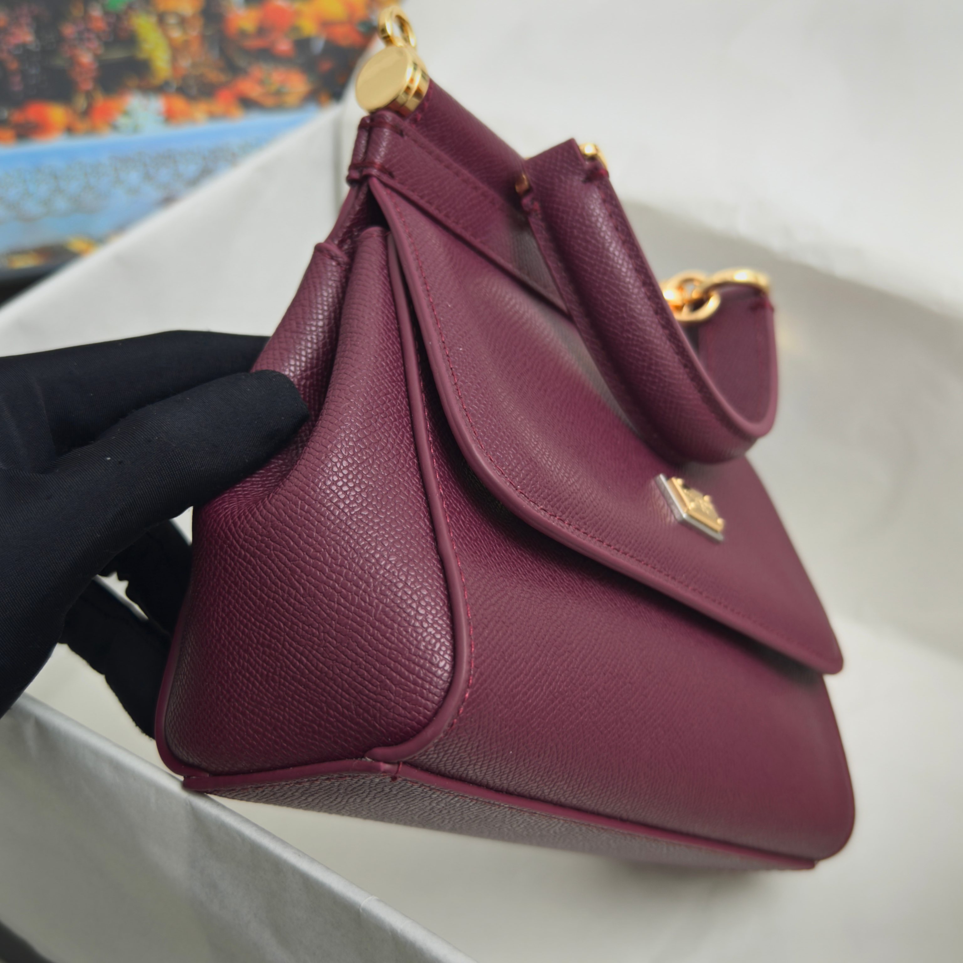 💄Dolce & Gabban杜嘉班纳 💋（🔍6591#手掌纹）颜色正㊣版型！经典款手提斜挎包系，时尚界