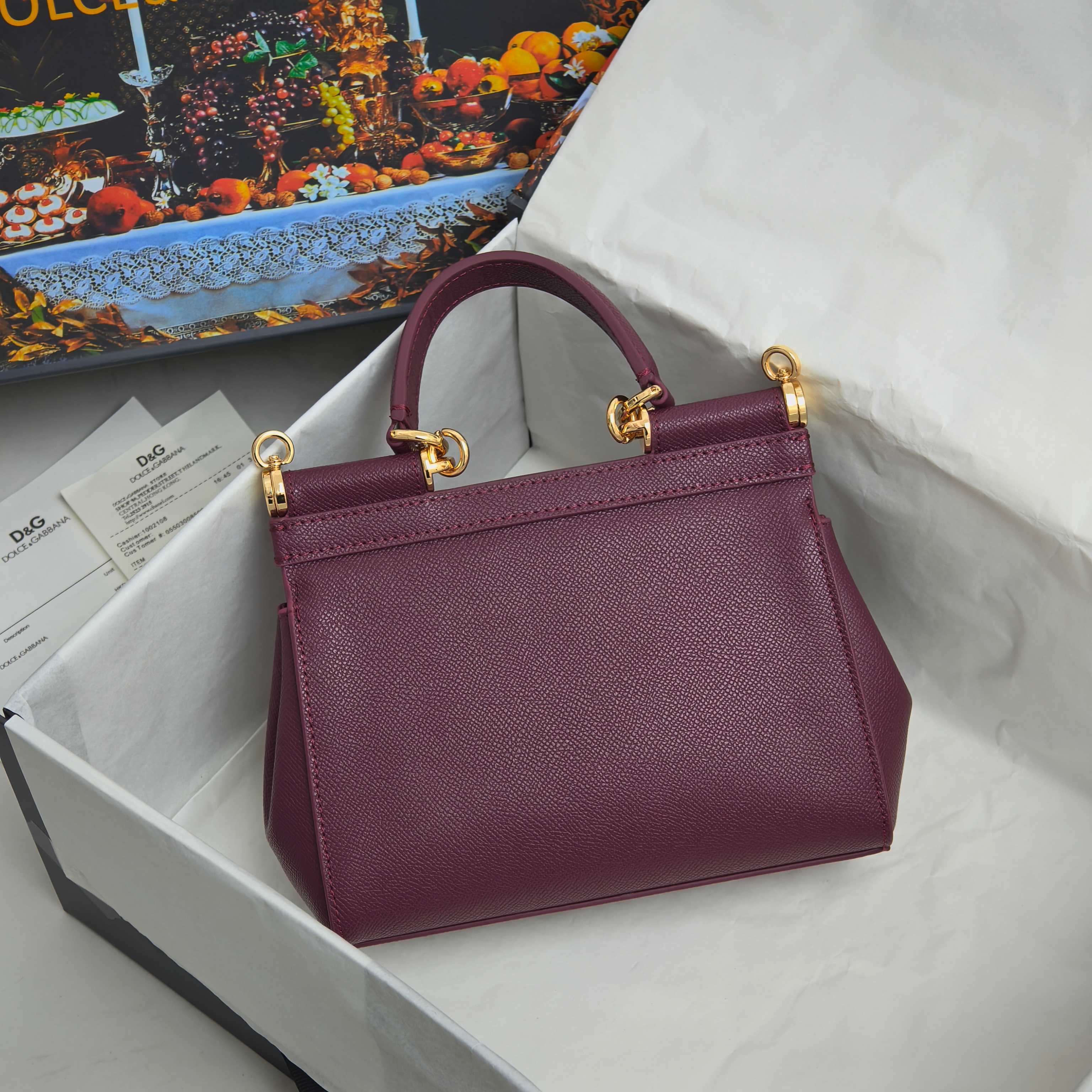 💄Dolce & Gabban杜嘉班纳 💋（🔍6591#手掌纹）颜色正㊣版型！经典款手提斜挎包系，时尚界