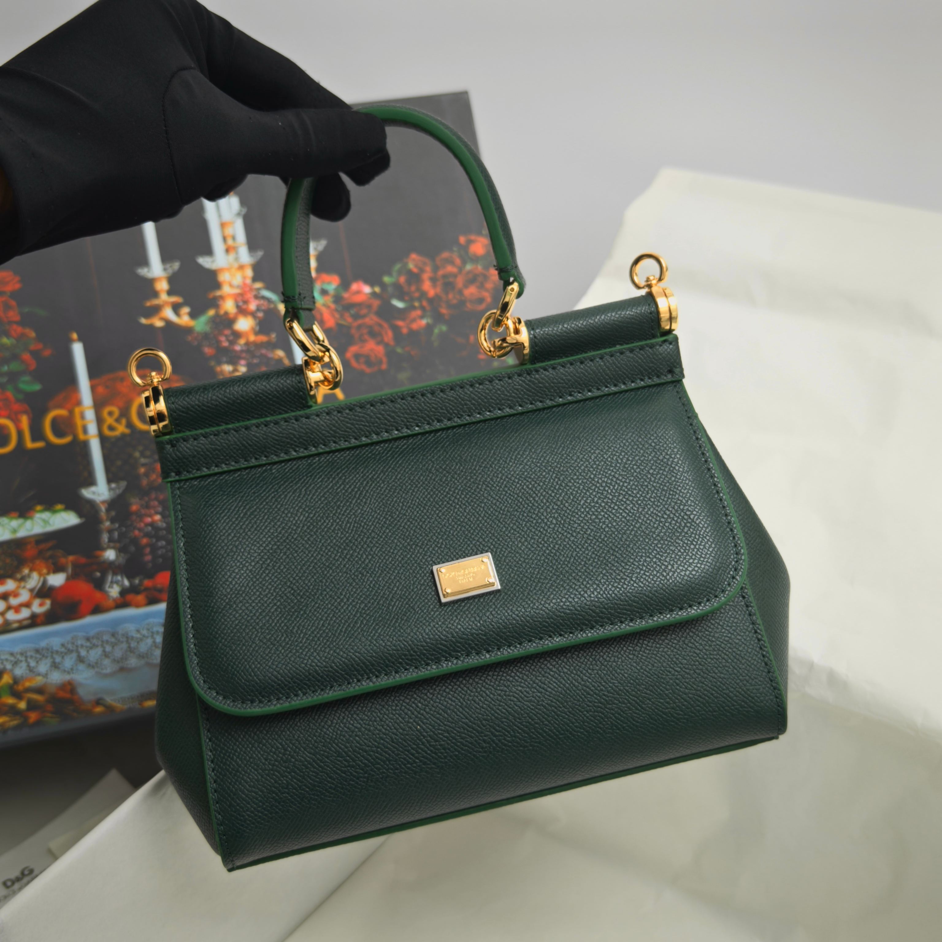 💄Dolce & Gabban杜嘉班纳 💋（🔍6591#手掌纹）颜色正㊣版型！经典款手提斜挎包系，时尚界
